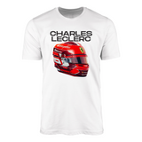 Camiseta Charles Leclerc Capacete 2024