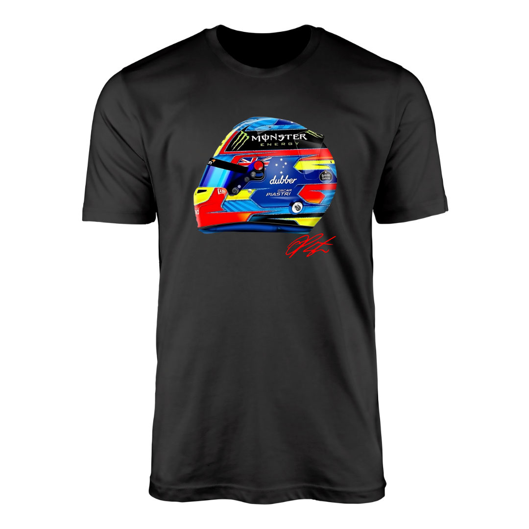 Camiseta Oscar Piastri Capacete 2024