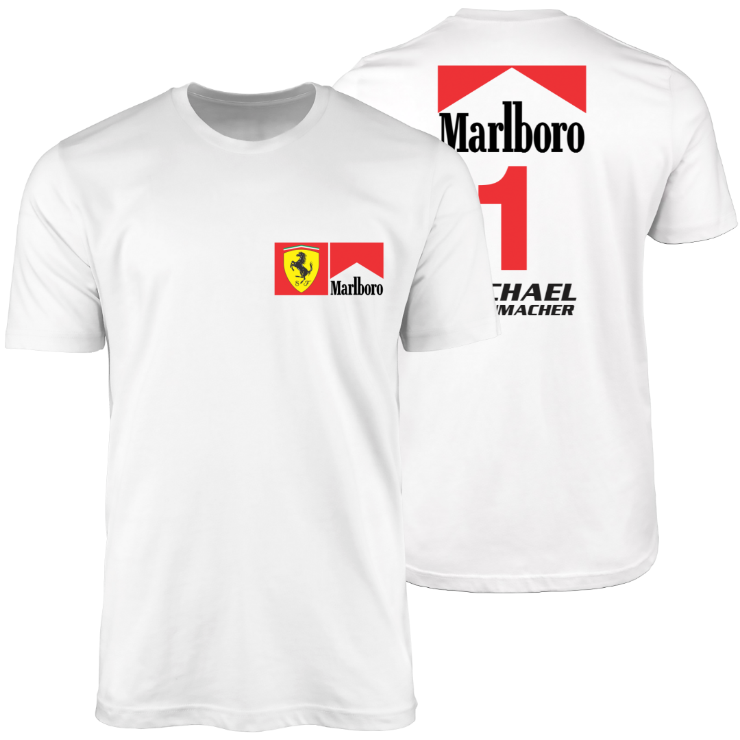 Camiseta Michael Schumacher Scuderia Ferrari Marlboro