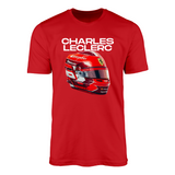 Camiseta Charles Leclerc Capacete 2024