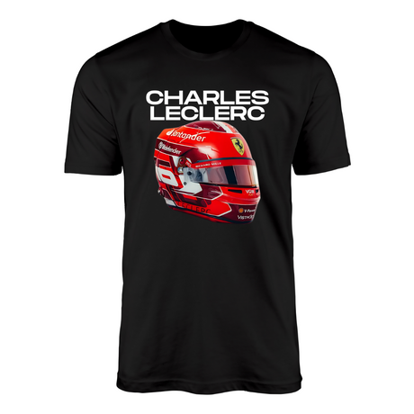 Camiseta Charles Leclerc Capacete 2024