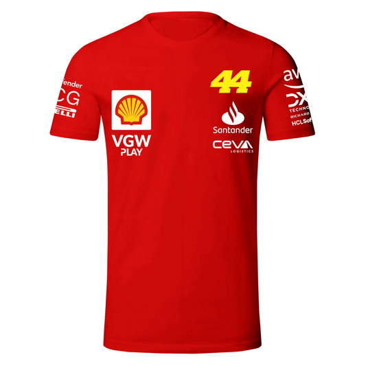 Camiseta Lewis Hamilton Scuderia Ferrari 2025