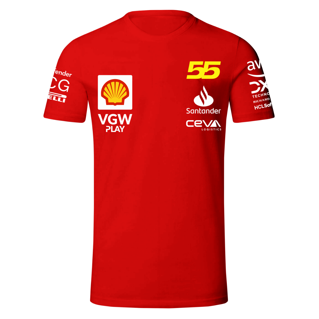 Camiseta Carlos Sainz Scuderia Ferrari 2024