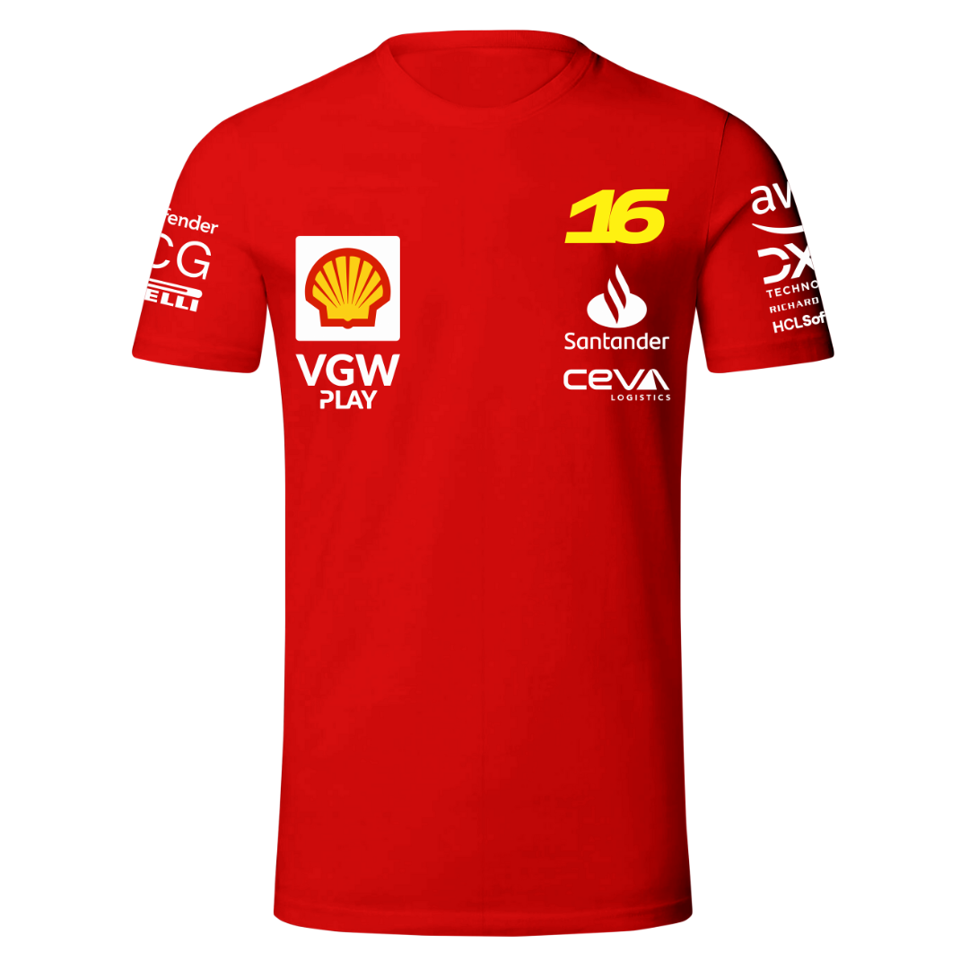 Camiseta Charles Leclerc Scuderia Ferrari 2024