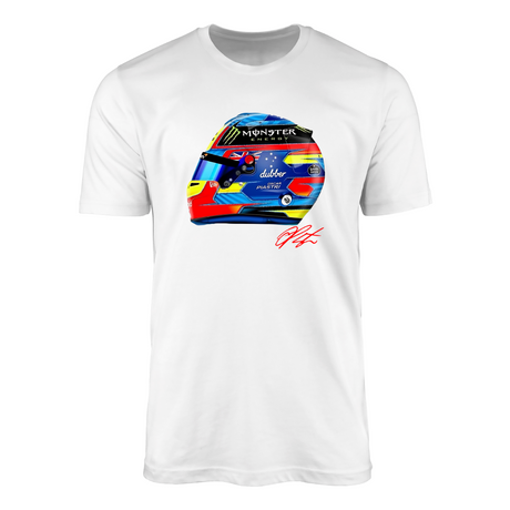 Camiseta Oscar Piastri Capacete 2024