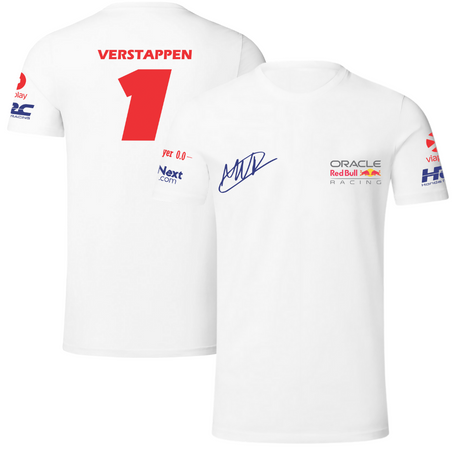 Camiseta Oracle RedBull Racing Max Verstappen Signature 2024