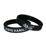 Pulseira de Silicone Lewis Hamilton 44 Mercedes AMG Petronas F1 Team 2023 - Preta