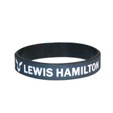 Pulseira de Silicone Lewis Hamilton 44 Mercedes AMG Petronas F1 Team 2023 - Preta