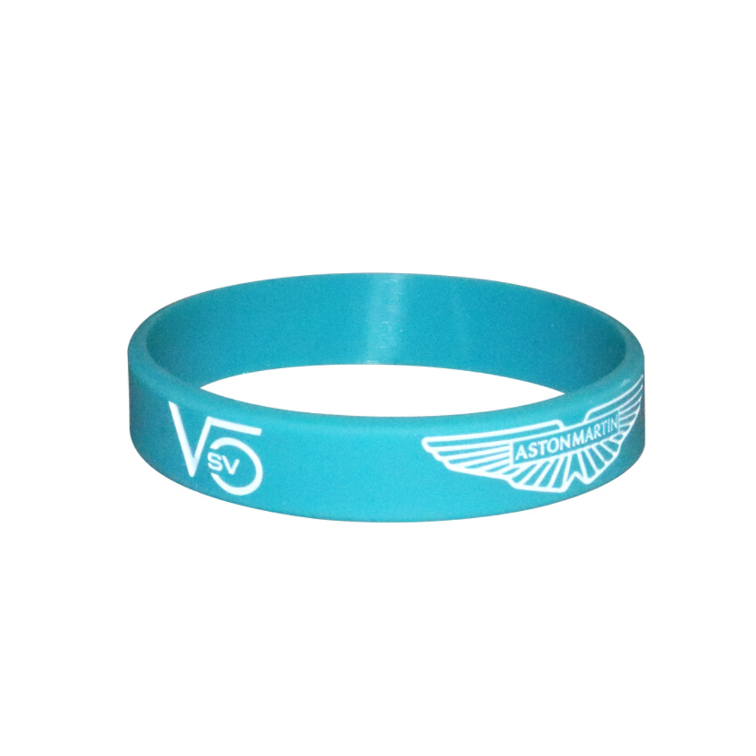 Pulseira de Silicone Sebastian Vettel 5 Aston Martin Cognizant F1 Team 2022/2023 - Verde