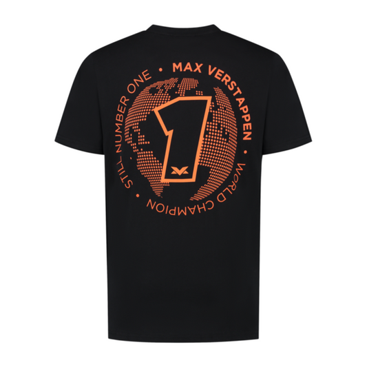 Camiseta Max Verstappen 1 World Champion Preta - Max Verstappen 1