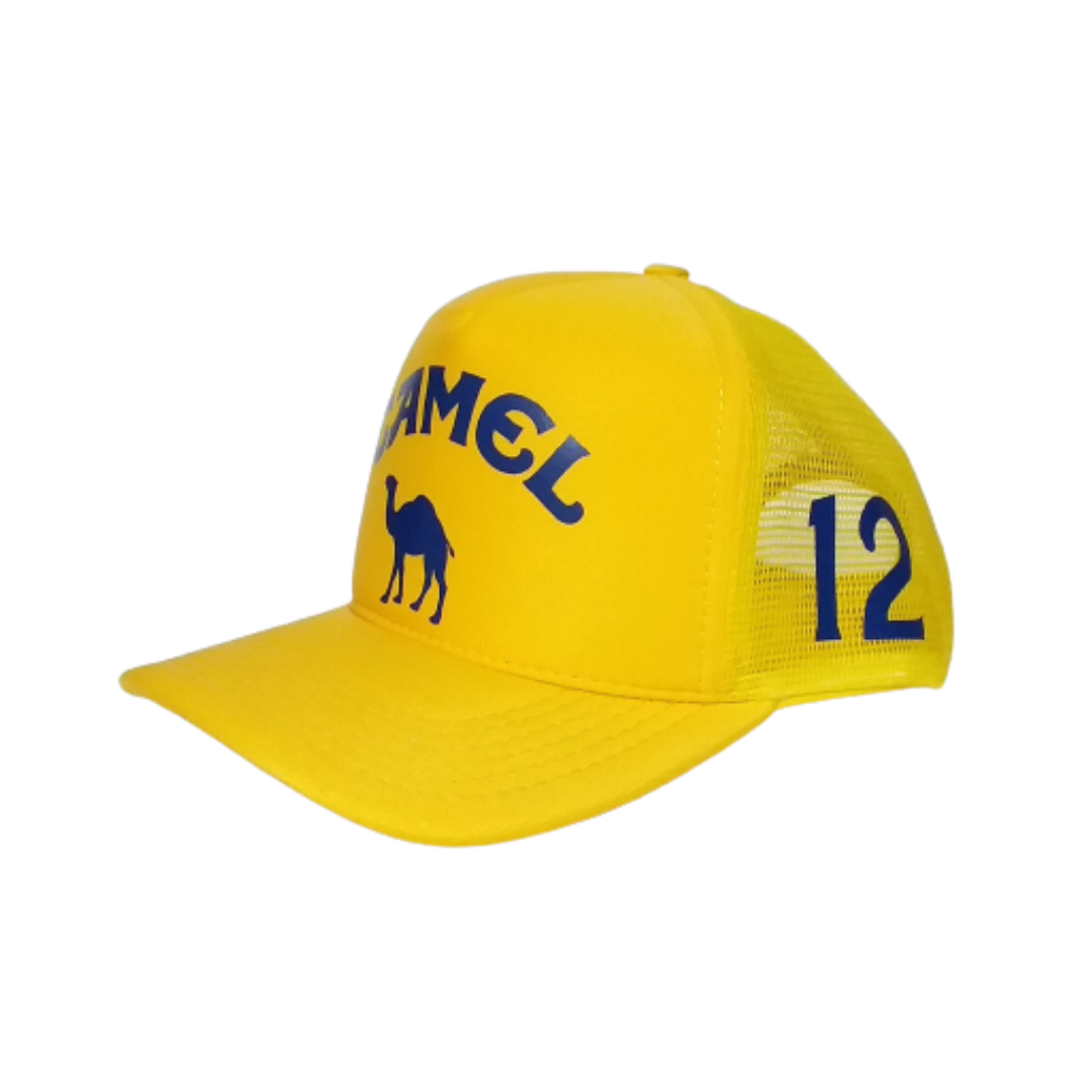 Boné Clássico Camel HONDA F1 Team 12 - Amarelo