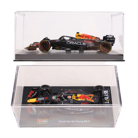 Miniatura RB19 1:43 RedBull Racing Temporada 2023 c/ Caixa de Acrílico - Max Verstappen 1