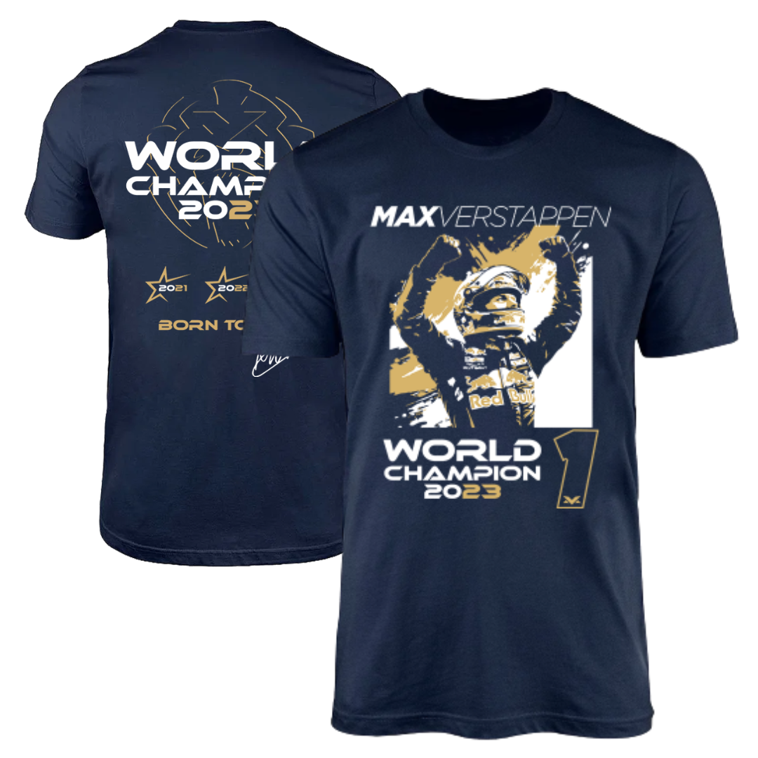 Camiseta Max Verstappen World Champion 2023 Oracle RedBull Racing F1 Team - Max Verstappen 1