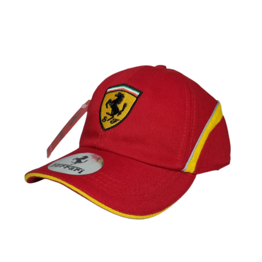 Boné Scuderia Ferrari F1 Team Vermelho e Amarelo