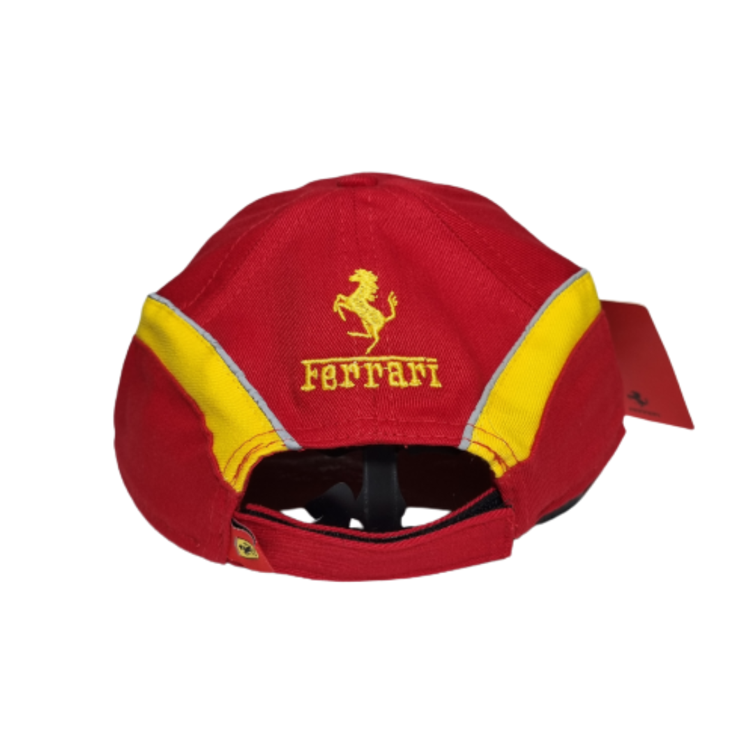 Boné Scuderia Ferrari F1 Team Vermelho e Amarelo