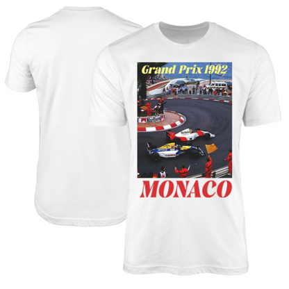Camiseta Monaco Grand Prix 1992 Formula 1 Legends - Estampa frontal