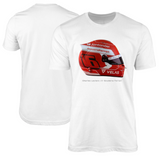 Camiseta Scuderia Ferrari Charles Leclerc 16 F1 2021 Capacete