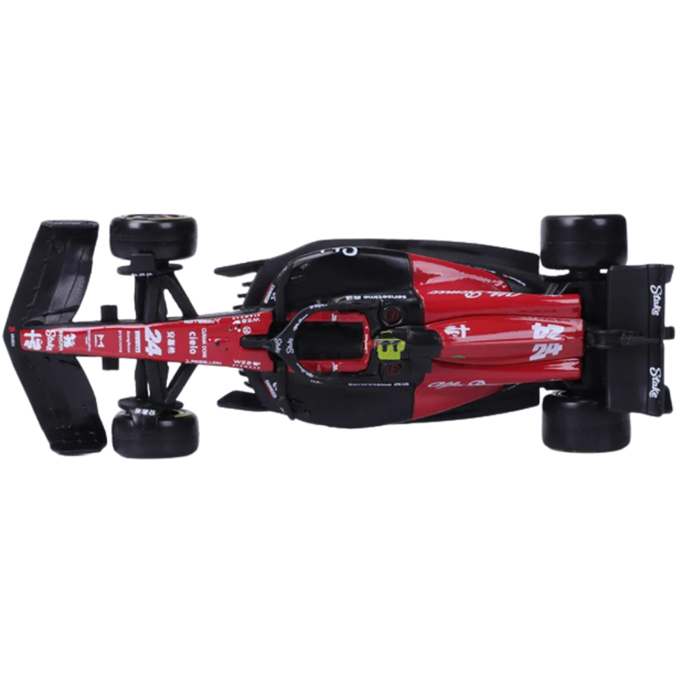 Miniatura C43 1:43 Alfa Romeo Sauber F1 Team Stake 2023 - Zhou Guanyu 24