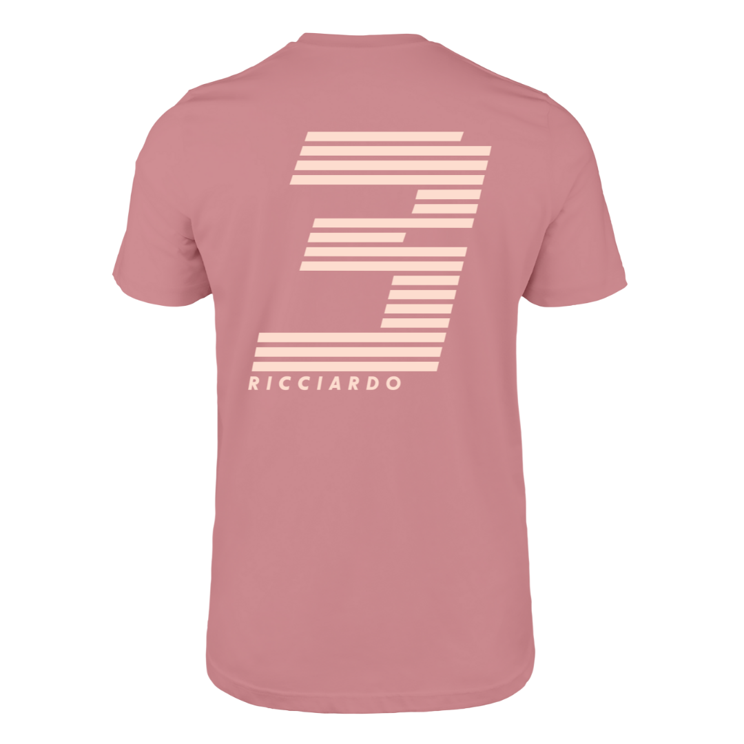 Camiseta Daniel Ricciardo 3 Racing Bulls F1 Team 2024 Rosa