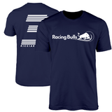 Camiseta Daniel Ricciardo 3 Racing Bulls F1 Team 2024 Azul Marinho