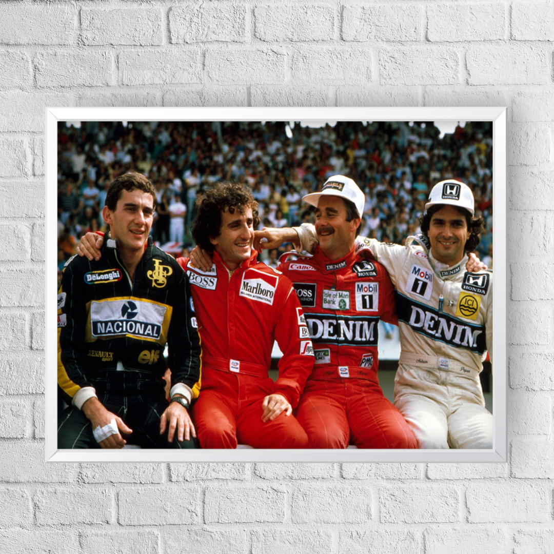 Quadro Decorativo Portugal Grand Prix 1986