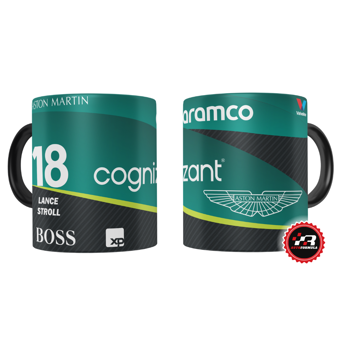 Caneca Aston Martin Lance Stroll 2024