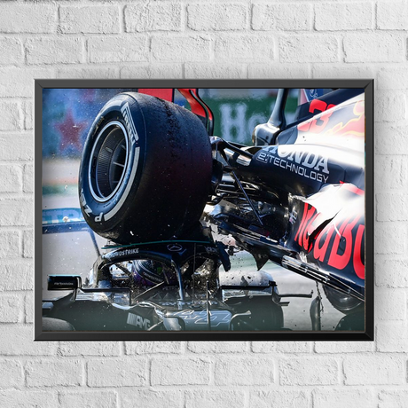 Quadro Decorativo Lewis Hamilton x Max Verstappen Italian GP 2021