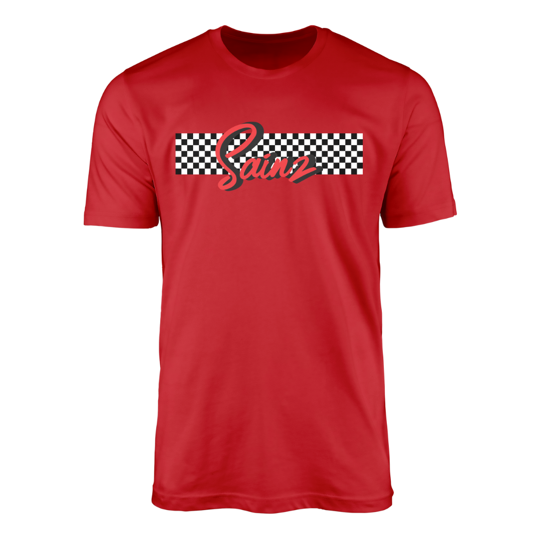 Camiseta Carlos Sainz 55 Race Flag
