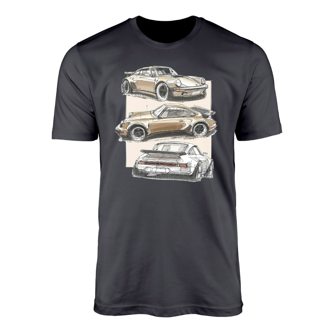 Camiseta Porshe 911 Turbo 1975 Edição Especial