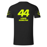 Camiseta Lewis Hamilton 44 Mercedes AMG Petronas F1 2024 Preta