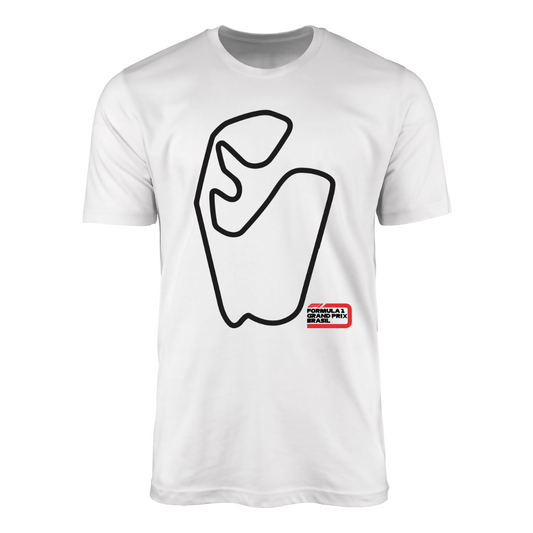 Camiseta Interlagos F1 GP Brasil 2024 Branca