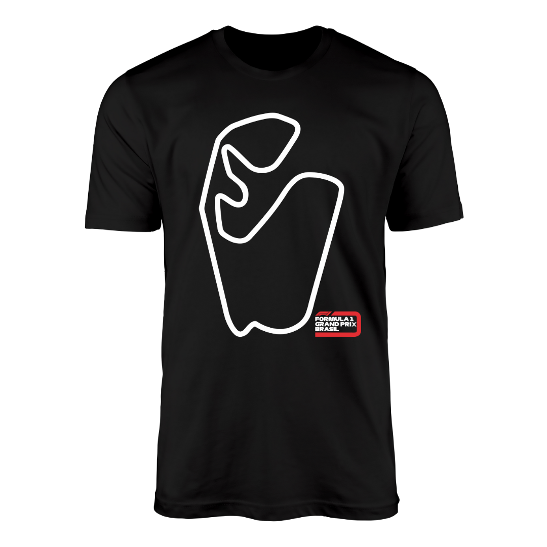 Camiseta Interlagos F1 GP Brasil 2024 Preta