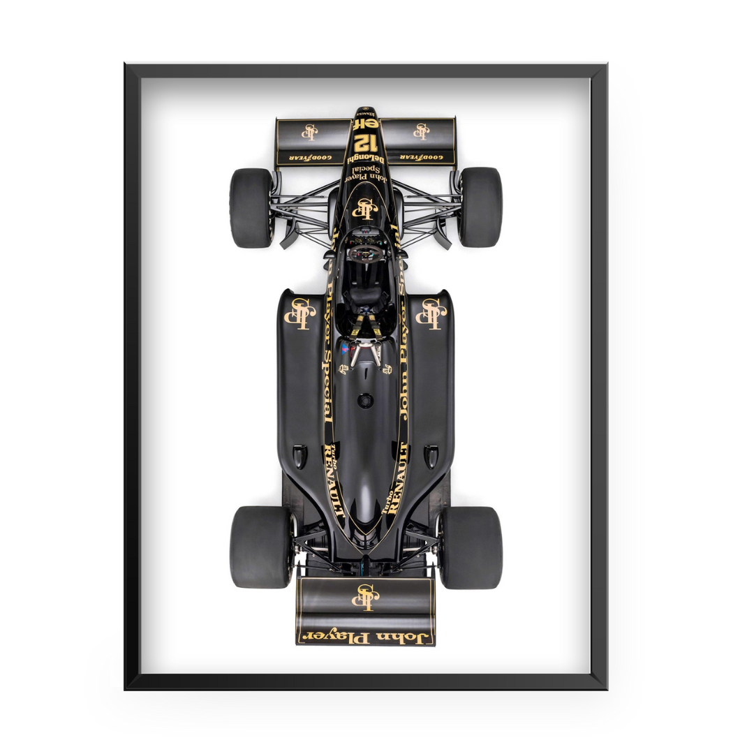 Quadro Decorativo Lotus 98T3 John Player Special F1 1986