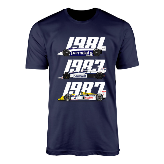 Camiseta Nelson Piquet Tricampeão Mundial