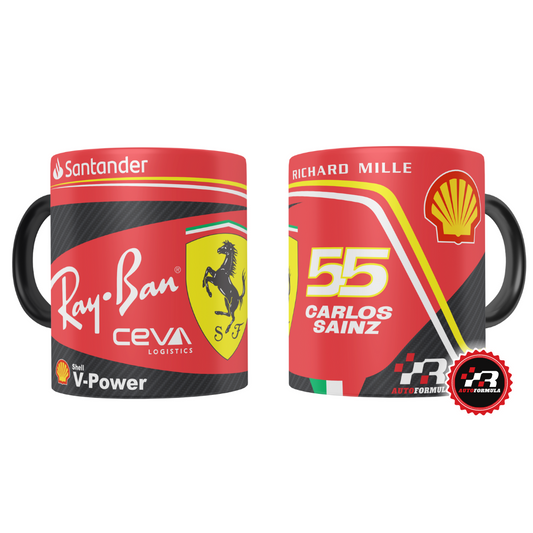 Caneca Scuderia Ferrari Carlos Sainz 2024