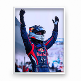 Quadro Decorativo Sebastian Vettel F1 World Champion 2011 RedBull Racing