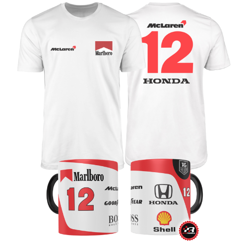 Conjunto McLaren Marlboro 12 F1 Retrô