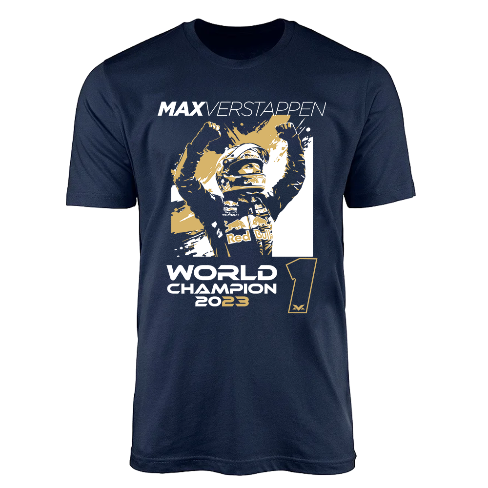 Camiseta Max Verstappen World Champion 2023 Oracle RedBull Racing F1 Team - Max Verstappen 1