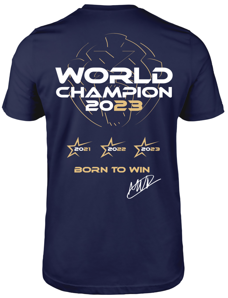 Camiseta Max Verstappen World Champion 2023 Oracle RedBull Racing F1 Team - Max Verstappen 1