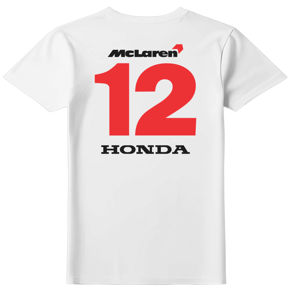 Camiseta McLaren Marlboro F1 Team MP4/4 1988 Feminina