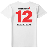 Camiseta McLaren Marlboro F1 Team MP4/4 1988 Feminina