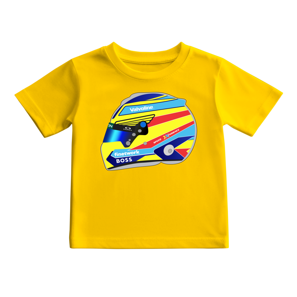 Camiseta Ilustração Capacete Alonso 2024