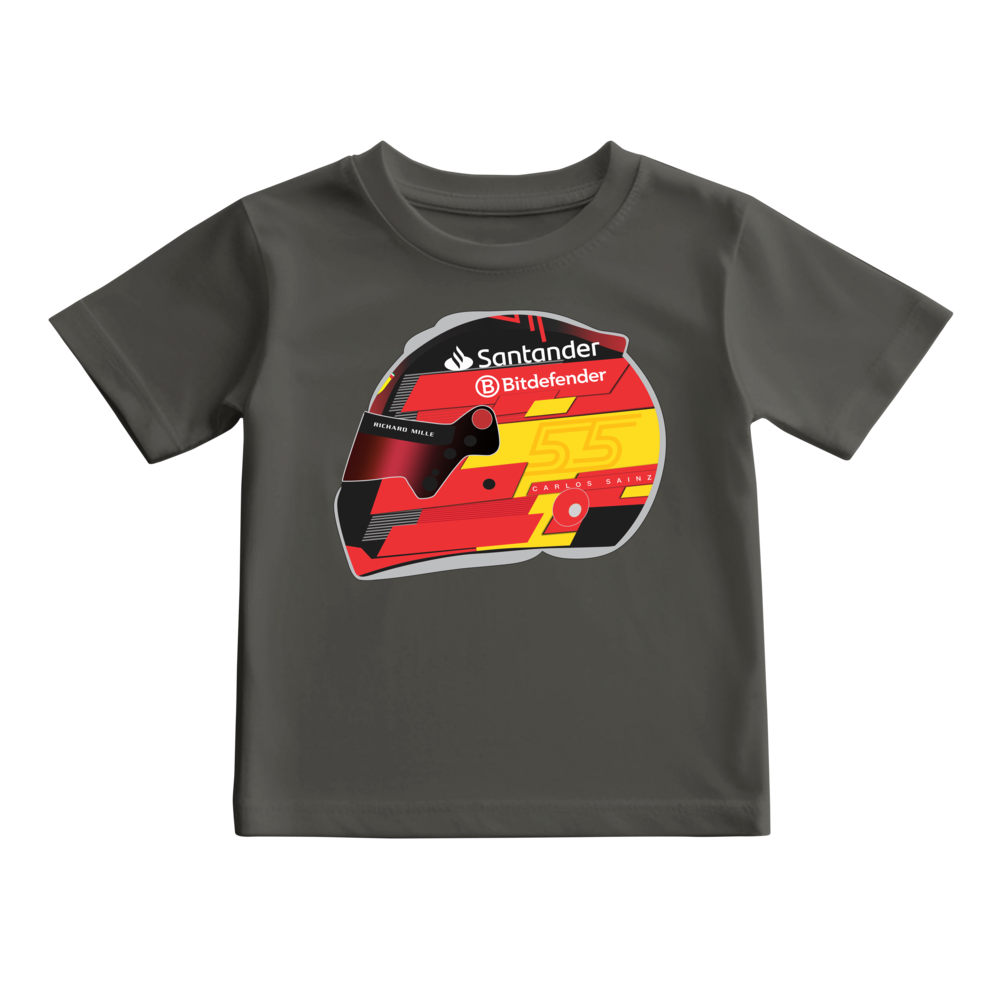 Camiseta Ilustração Capacete Calos Sainz 2024