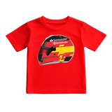 Camiseta Ilustração Capacete Calos Sainz 2024