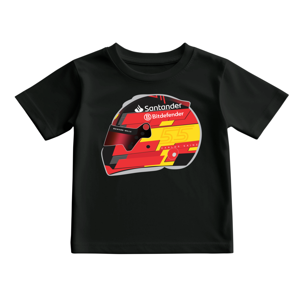 Camiseta Ilustração Capacete Calos Sainz 2024