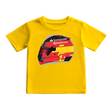 Camiseta Ilustração Capacete Calos Sainz 2024