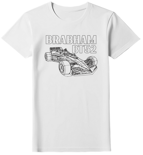 Camiseta Brabham BT52 Nelson Piquet 1983 Bicampeão Mundial Feminina