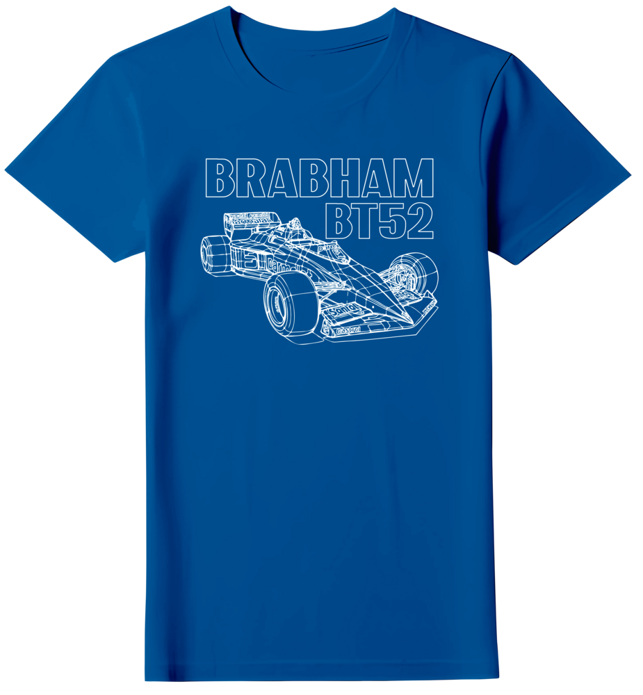 Camiseta Brabham BT52 Nelson Piquet 1983 Bicampeão Mundial Feminina