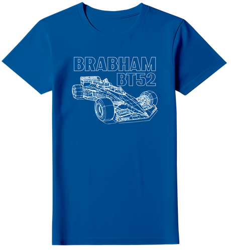 Camiseta Brabham BT52 Nelson Piquet 1983 Bicampeão Mundial Feminina