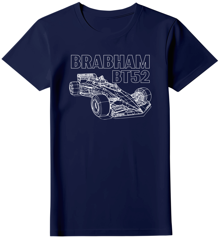 Camiseta Brabham BT52 Nelson Piquet 1983 Bicampeão Mundial Feminina